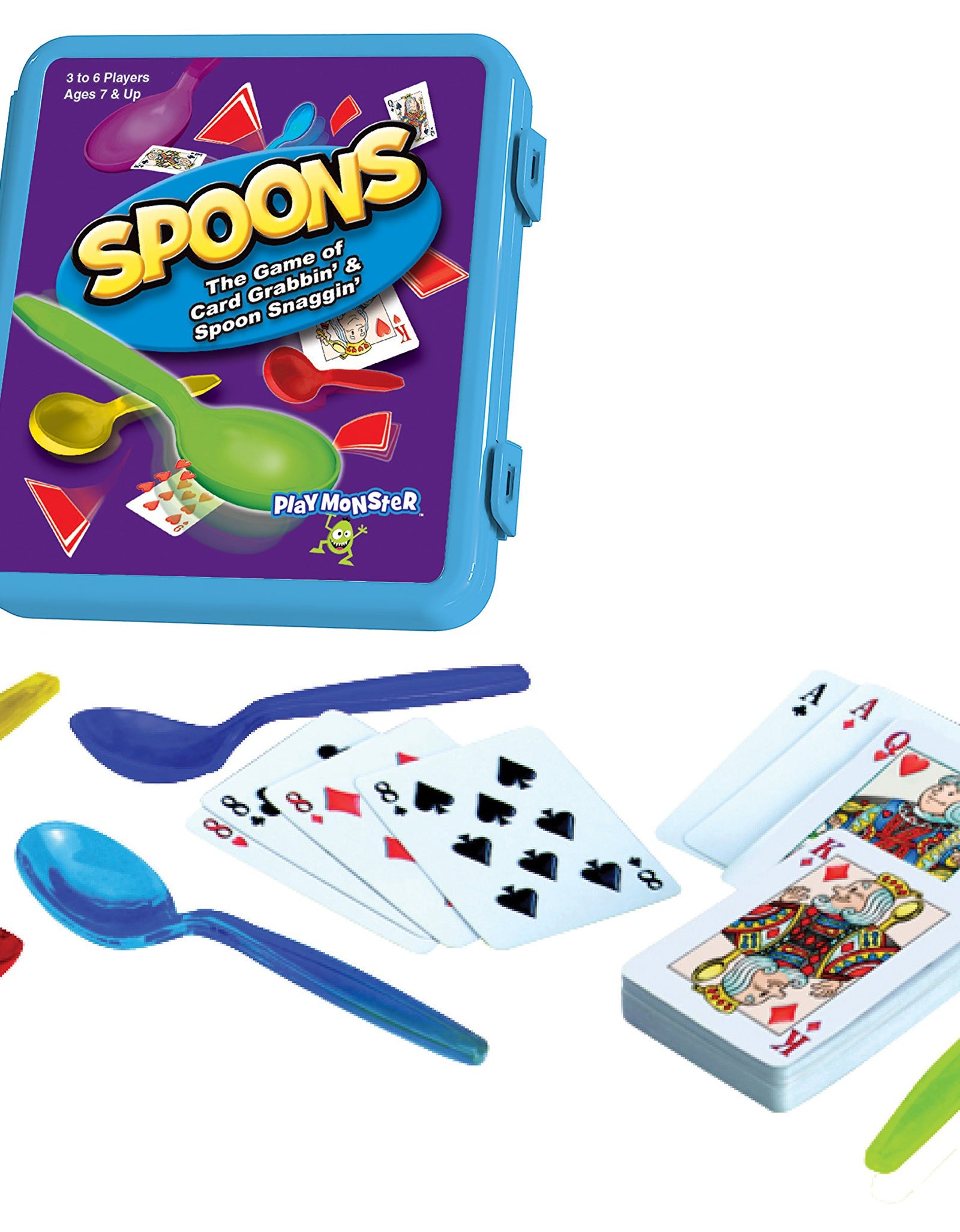 PlayMonster Spoons - The Game of Card Grabbin' & Spoon Snaggin', 6772