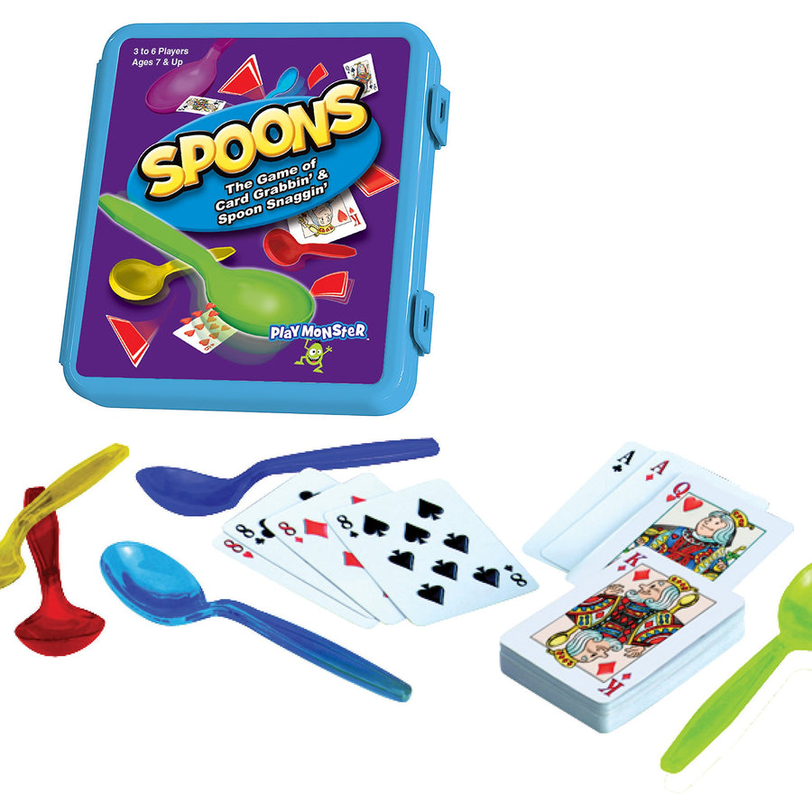 PlayMonster Spoons - The Game of Card Grabbin' & Spoon Snaggin', 6772