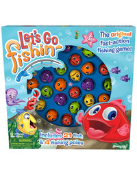 Pressman Amazon Exclusive Bonus Edition Let's Go Fishin' - Includes Lucky Ducks Make-A-Match Game!
