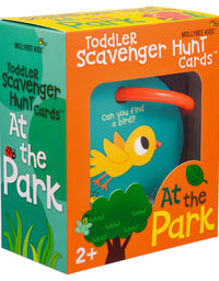 Mollybee Kids Outdoor Toddler Scavenger Hunt Cards at The Park
