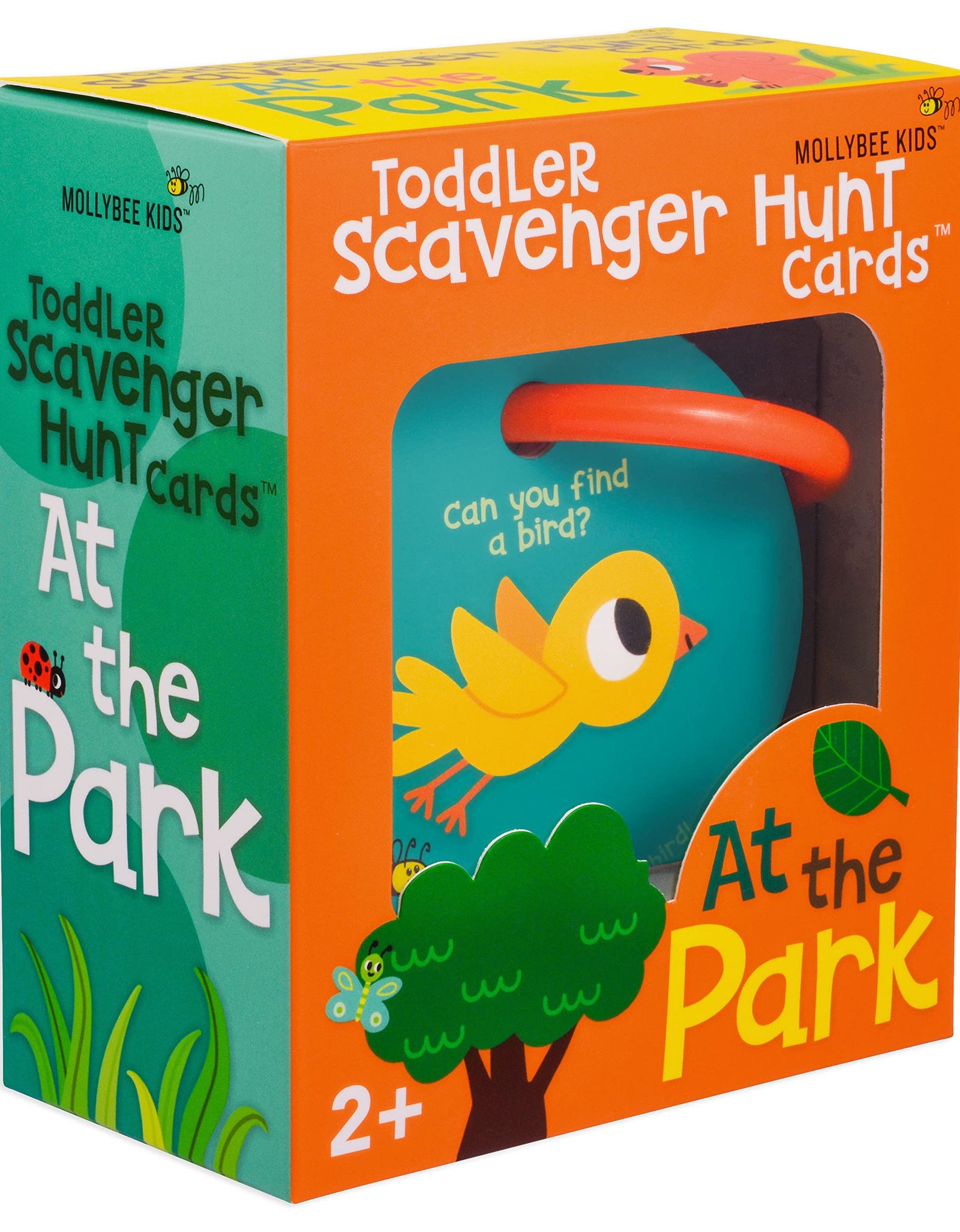 Mollybee Kids Outdoor Toddler Scavenger Hunt Cards at The Park