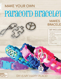 Hapinest Make Your Own Paracord Bracelets with Charms Kit - Arts and Crafts Gifts for Girls Ages 8 9 10 11 12 Years Old and Teens
