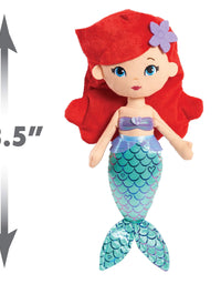 Disney Princess So Sweet Princess Ariel, 13.5-Inch Plush with Red Hair, The Little Mermaid, by Just Play
