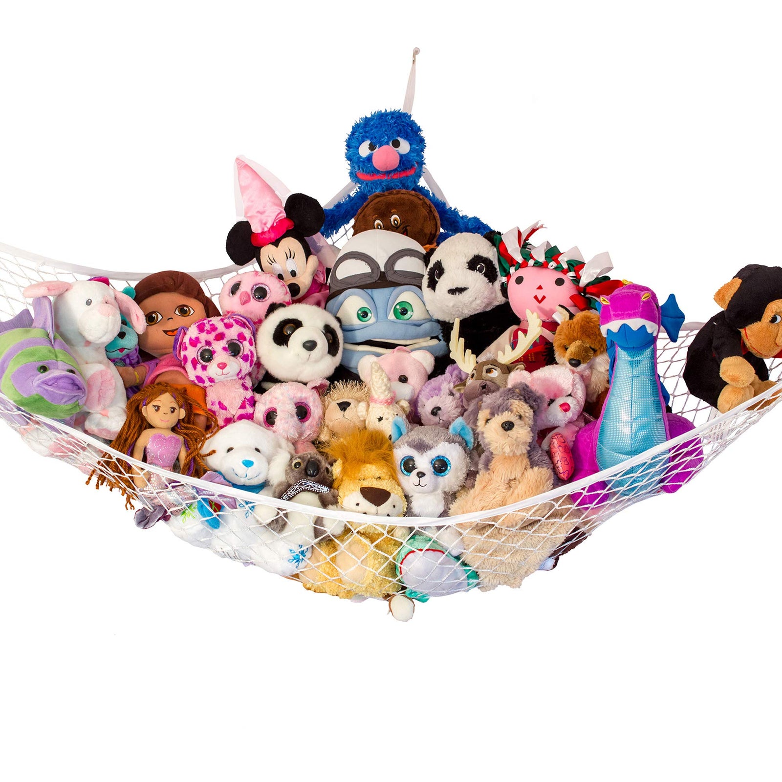 Lilly's Love Stuffed Animal Storage Hammock - Large "STUFFIE Party Hammock" - Organize Stuffed Animals and Children's Toys with this Stuffed Animal Net