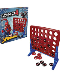 Hasbro Gaming Connect 4 Game: Marvel Spider-Man Edition, Connect 4 Gameplay, Strategy Game for 2 Players, Fun Board Game for Kids Ages 6 and Up (Amazon Exclusive)
