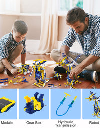 STEM Solar Project Toys 11-in-1, 231 Pieces Solar and Cell Powered 2 in 1, Educational DIY Assembly Kit Science Building Set Gifts for Kids Aged 8+
