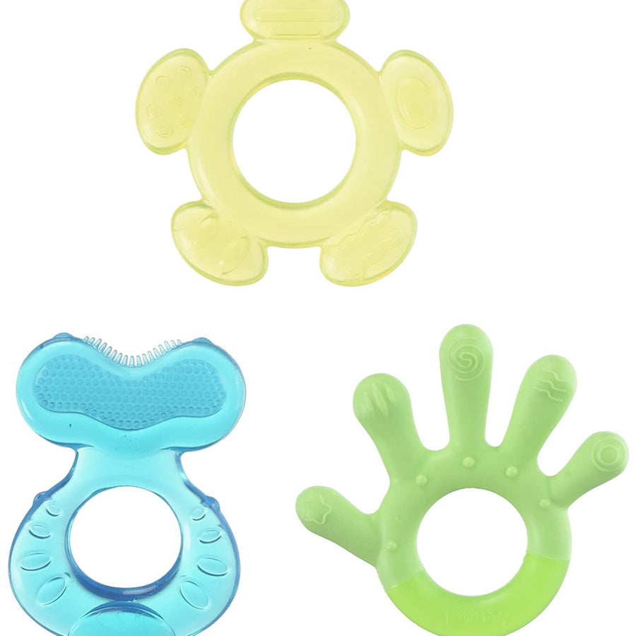 Nuby 3 Step Soothing Teether Set, BPA Free - Colors may vary.