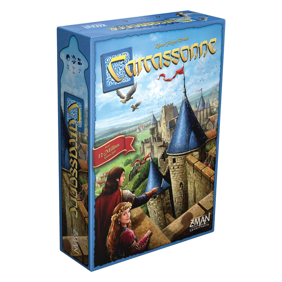 Carcassonne Board Game (BASE GAME) | Family Board Game | Board Game for Adults and Family | Strategy Board Game | Medieval Adventure Board Game | Ages 7 and up | 2-5 Players | Made by Z-Man Games