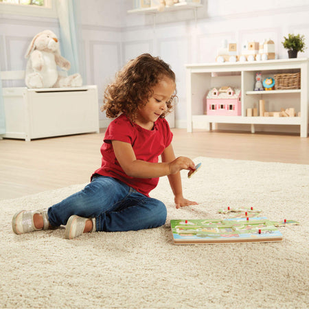 Melissa & Doug Old MacDonald's Farm Sound Puzzle