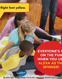 Twister Ultimate: Bigger Mat, More Colored Spots, Family, Kids Party Game Age 6+; Compatible with Alexa (Amazon Exclusive)
