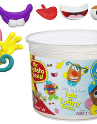 Playskool Mr. Potato Head Tater Tub Set Parts and Pieces Container Toddler Toy for Kids
