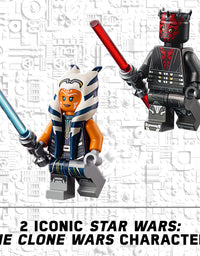 LEGO Star Wars: The Clone Wars Duel on Mandalore 75310 Awesome Toy Building Kit Featuring Ahsoka Tano and Darth Maul; New 2021 (147 Pieces)
