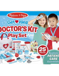 Melissa & Doug Get Well Doctor’s Kit Play Set – 25 Toy Pieces

