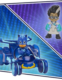 PJ Masks Deluxe Battle HQ Preschool Toy, Headquarters Playset with 2 Action Figures, Cat-Car Vehicle, and More for Kids Ages 3 and Up
