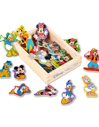 Melissa & Doug Disney Mickey Mouse Clubhouse Wooden Character Magnets (20 pcs)
