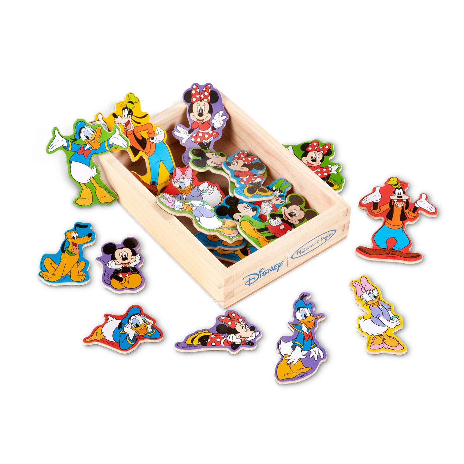 Melissa & Doug Disney Mickey Mouse Clubhouse Wooden Character Magnets (20 pcs)