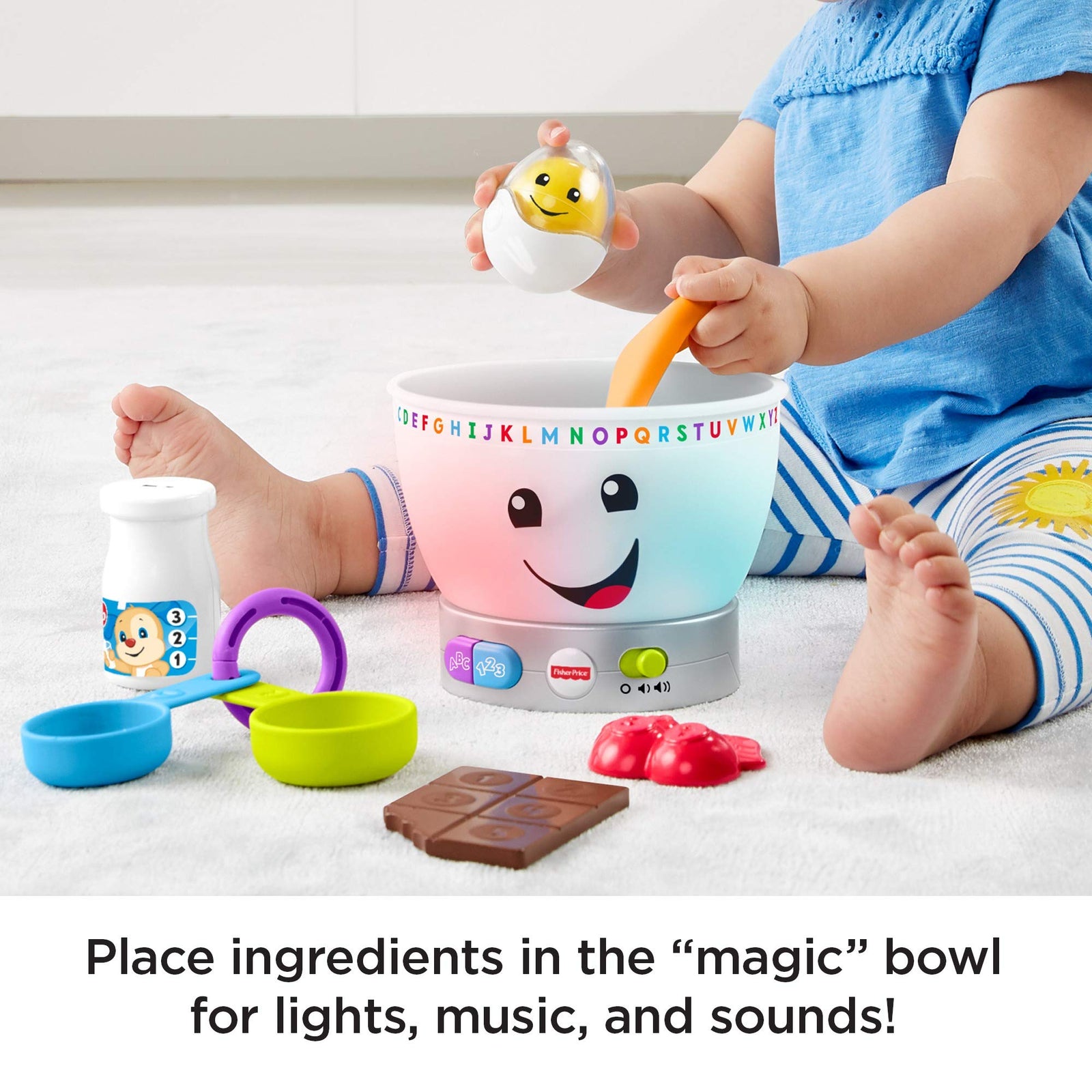 Fisher-Price Laugh & Learn Magic Color Mixing Bowl