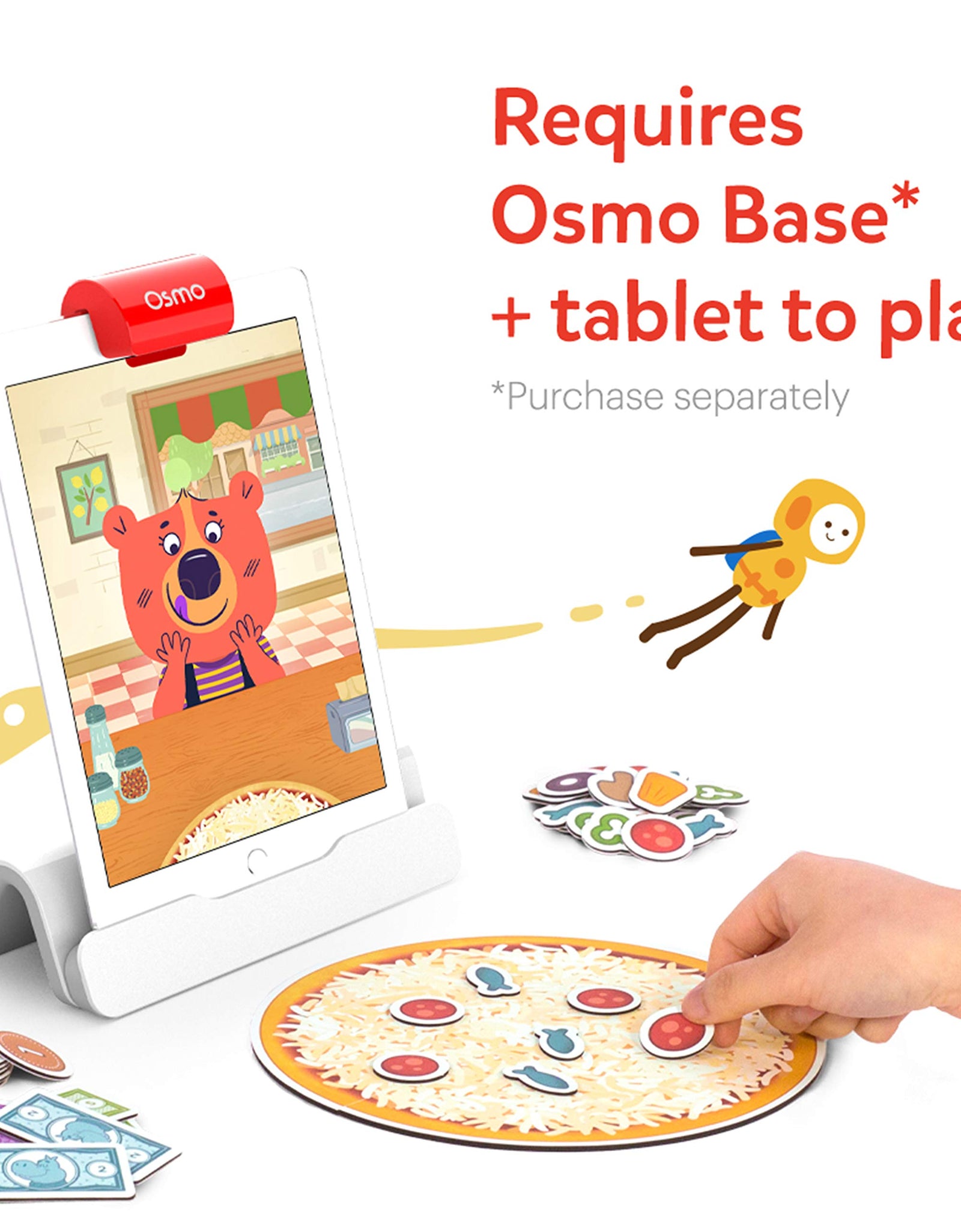 Osmo - Pizza Co. Game - Ages 5-12 - Communication Skills & Math - Learning Game - For iPad or Fire Tablet (Osmo Base Required)