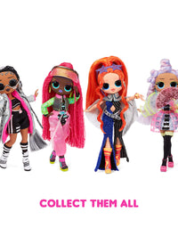 LOL Surprise OMG Dance Dance Dance B-Gurl Fashion Doll with 15 Surprises Including Magic Black Light, Shoes, Hair Brush, Doll Stand and TV Package - Great Gift for Girls Age 4+
