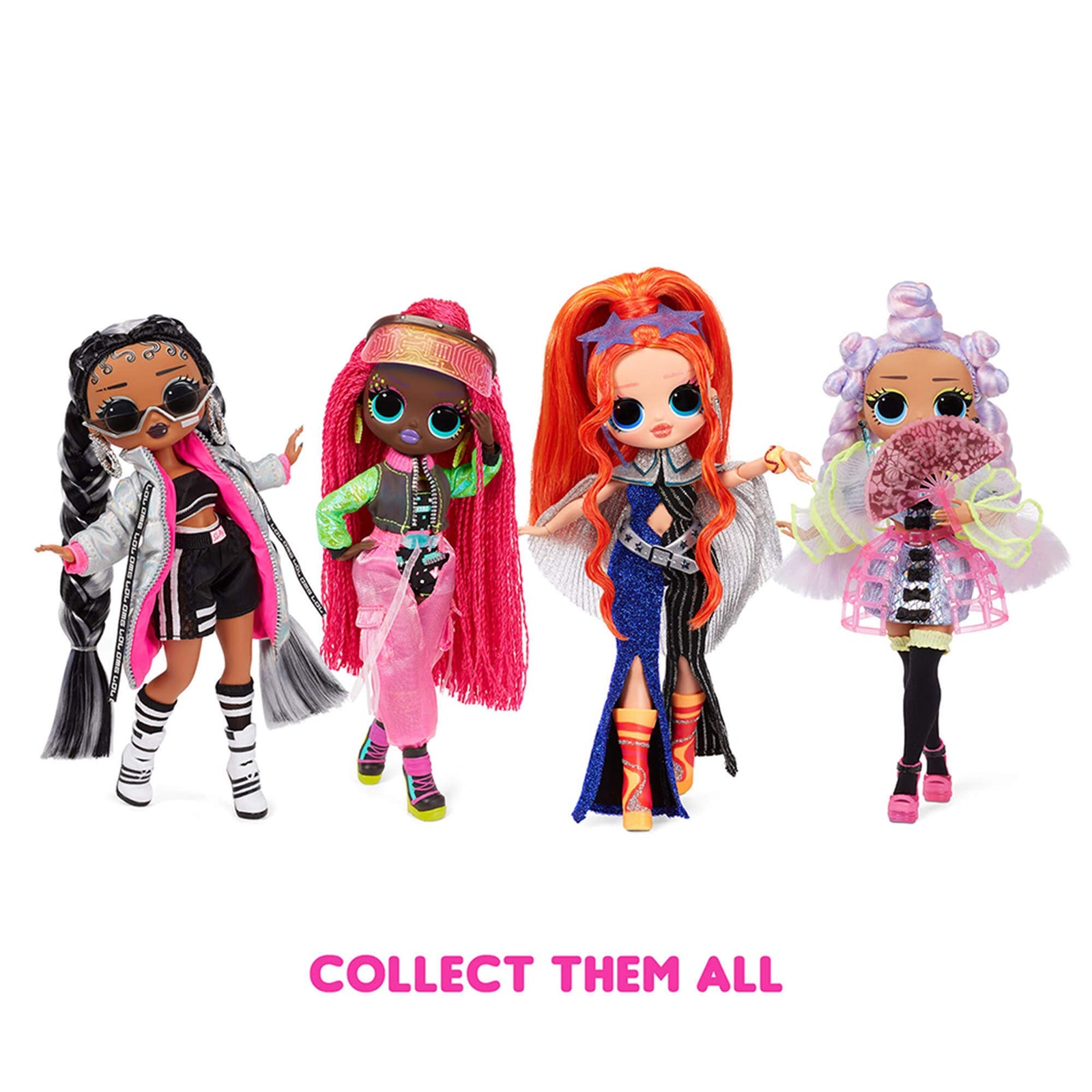LOL Surprise OMG Dance Dance Dance B-Gurl Fashion Doll with 15 Surprises Including Magic Black Light, Shoes, Hair Brush, Doll Stand and TV Package - Great Gift for Girls Age 4+