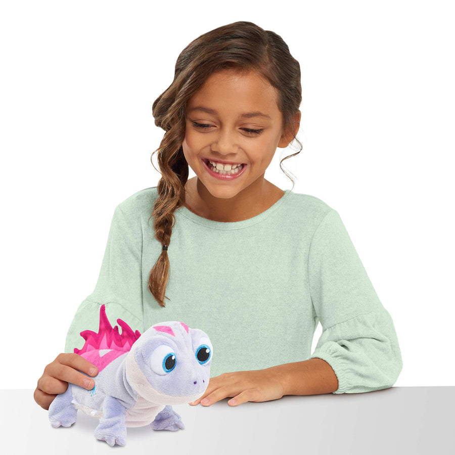 Disney Frozen 2 Walk & Glow Bruni The Salamander, Lights and Sounds Stuffed Animal, by Just Play