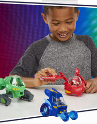 PJ Masks 3-in-1 Combiner Jet Preschool Toy, Toy Set with 3 Connecting Cars and 3 Action Figures for Kids Ages 3 and Up
