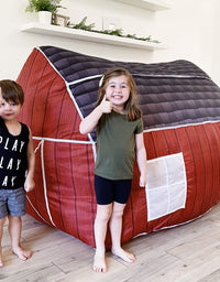 The Original AirFort Build A Fort in 30 Seconds, Inflatable Fort for Kids (Starry Night)

