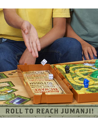Jumanji Deluxe Game, Immersive Electronic Version of The Classic Adventure Movie Board Game, with Lights and Sounds, for Kids & Adults Ages 8 and up
