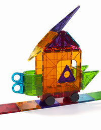 Magna-Tiles Deluxe Set, The Original Magnetic Building Tiles For Creative Open-Ended Play, Educational Toys For Children Ages 3 Years + (48 Pieces)
