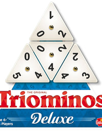 Pressman Tri-Ominos - Deluxe Edition Triangular Tiles with Brass Spinners
