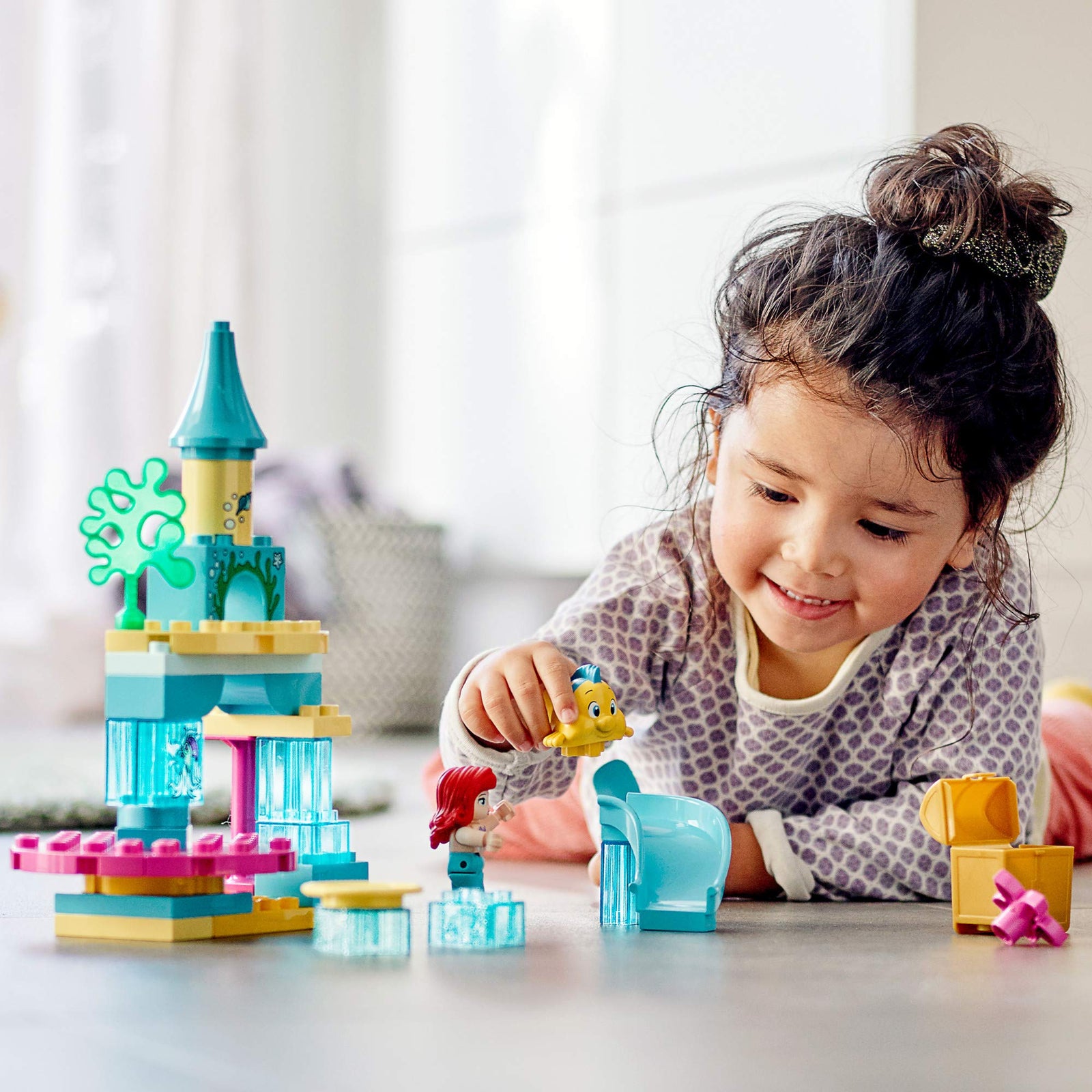 LEGO DUPLO Disney Ariel's Undersea Castle 10922 Imaginative Building Toy for Kids; Ariel and Flounder’s Princess Castle Playset Under The Sea, New 2020 (35 Pieces)