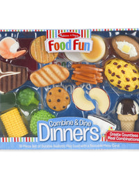 Melissa & Doug Food Fun Combine & Dine Dinners - Blue
