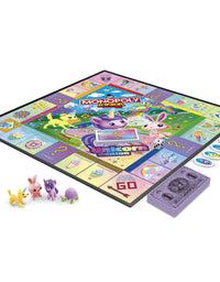 MONOPOLY Junior: Unicorn Edition Board Game for 2-4 Players, Magical-Themed Indoor Game for Kids Ages 5 and Up (Amazon Exclusive)
