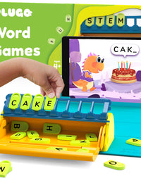 Plugo Letters by PlayShifu - Word Building with Phonics & Stories | 4-10 Years STEM Toy | Interactive Vocabulary Games | Boys & Girls Gift (works with iPads, iPhones, Samsung tabs/phones, Kindle Fire)
