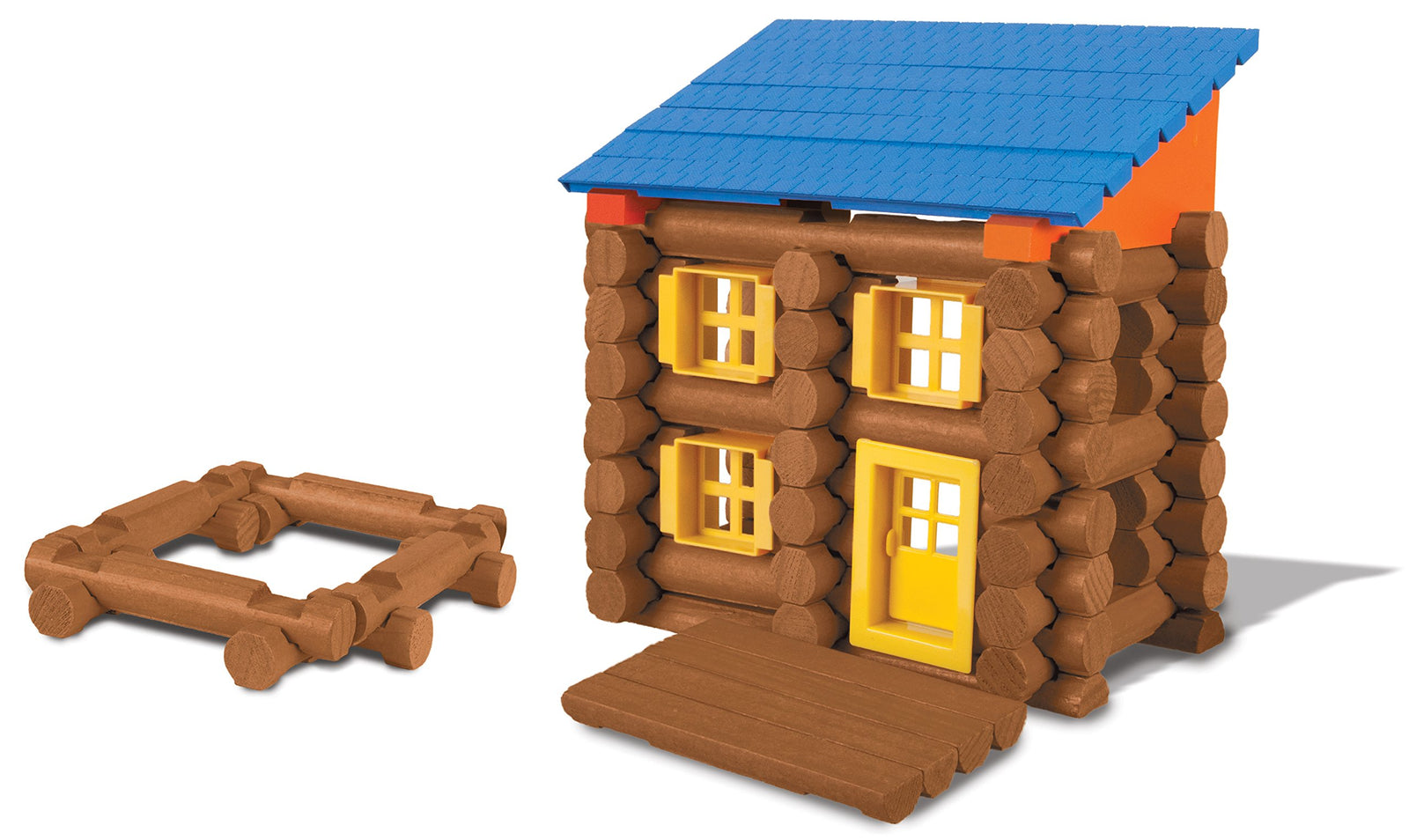 LINCOLN LOGS – Oak Creek Lodge – 137 Pieces - Real Wood Logs-Ages 3+ - Best Retro Building Gift Set for Boys/Girls – Creative Construction Engineering – Top Blocks Game Kit - Preschool Education Toy