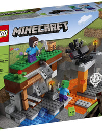 LEGO Minecraft The Abandoned Mine 21166 Zombie Cave Battle Playset with Minecraft Action Figures and a Toy Spider, New 2021 (248 Pieces)

