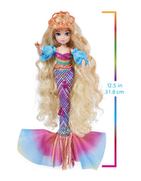 Mermaid High, Finly Deluxe Mermaid Doll & Accessories with Removable Tail, Doll Clothes and Fashion Accessories, Kids Toys for Girls Ages 4 and up
