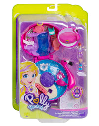 Polly Pocket Pocket World Flamingo Floatie Compact with Surprise Reveals, Micro Dolls & Accessories [Amazon Exclusive]
