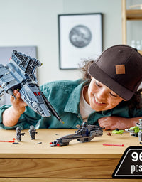 LEGO Star Wars The Bad Batch Attack Shuttle 75314 Awesome Toy with 2 Speeders Minifigures of Bad Batch Clones (969 Pieces)
