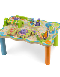Melissa & Doug First Play Children’s Jungle Wooden Activity Table for Toddlers
