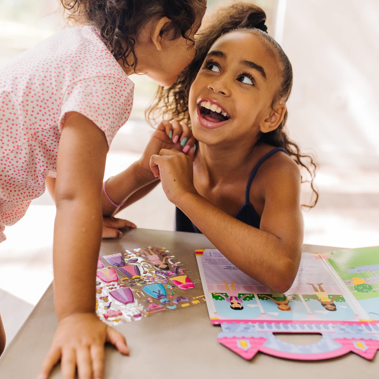 Melissa & Doug Puffy Sticker Activity Books Set: Dress-Up, Princess, Mermaid - 208 Reusable Stickers