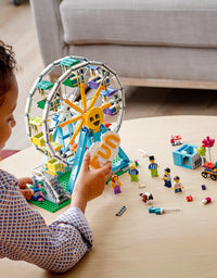 LEGO Creator 3in1 Ferris Wheel 31119 Building Kit with Rebuildable Toy Bumper Cars, Boat Swing and 5 Minifigures; New 2021 (1,002 Pieces)
