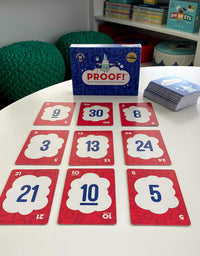 Proof! Math Game - The Fast Paced Game of Mental Math Magic - Teachers’ Choice Award Winning Educational Game, Ages 9+
