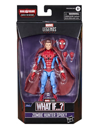 Marvel Legends Series 6-inch Scale Action Figure Toy Zombie Hunter Spidey, Premium Design, 1 Figure, 3 Accessories, and Build-a-Figure Part
