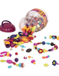 B. Toys - (500-Pcs) Pop Snap Bead Jewelry - DIY Jewelry Kit for Kids
