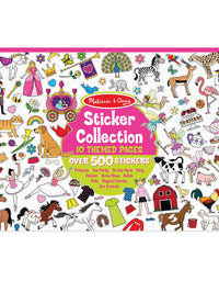 Melissa & Doug Sticker Collection Book: Princesses, Tea Party, Animals, and More - 500+ Stickers
