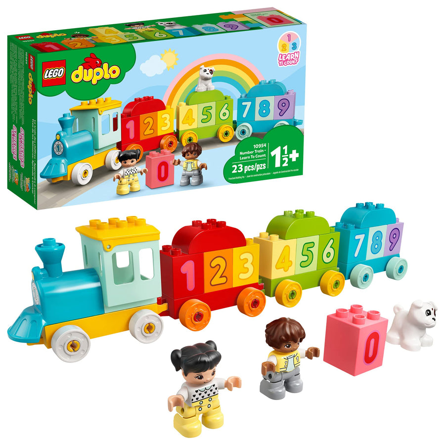 LEGO DUPLO My First Number Train - Learn to Count 10954 Building Toy; Introduce Toddlers to Numbers and Counting; New 2021 (23 Pieces)