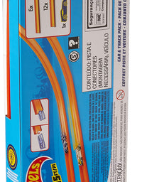 Hot Wheels Track Builder Straight Track with Car 15 Feet [Styles May Vary]
