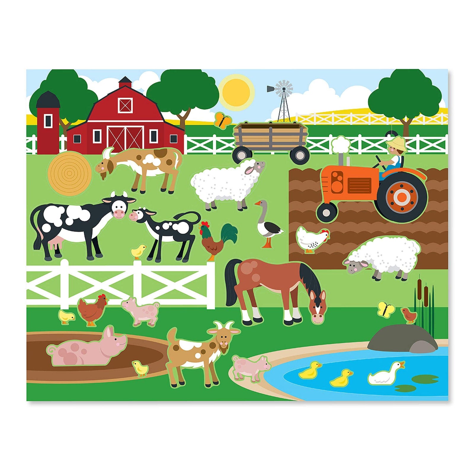 Melissa & Doug Reusable Sticker Pad: Habitats - 150+ Reusable Stickers