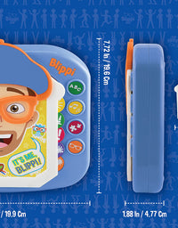 eKids Blippi Book, Toddler Toys with Built-in Preschool Learning Games, Educational Toys for Toddler Activities for Fans of Blippi Toys and Gifts
